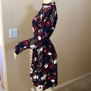 🌻Merona burgundy long sleeve dress👡